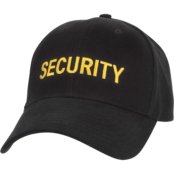 Embroidered Security Baseball Cap