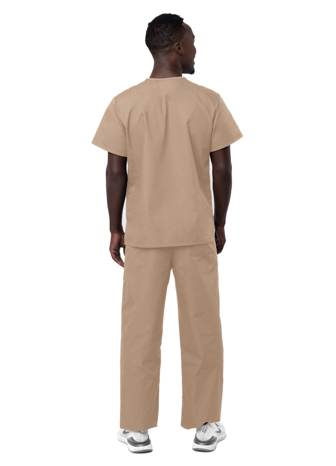 adar-unisex-drawstring-scrub-suit-khaki