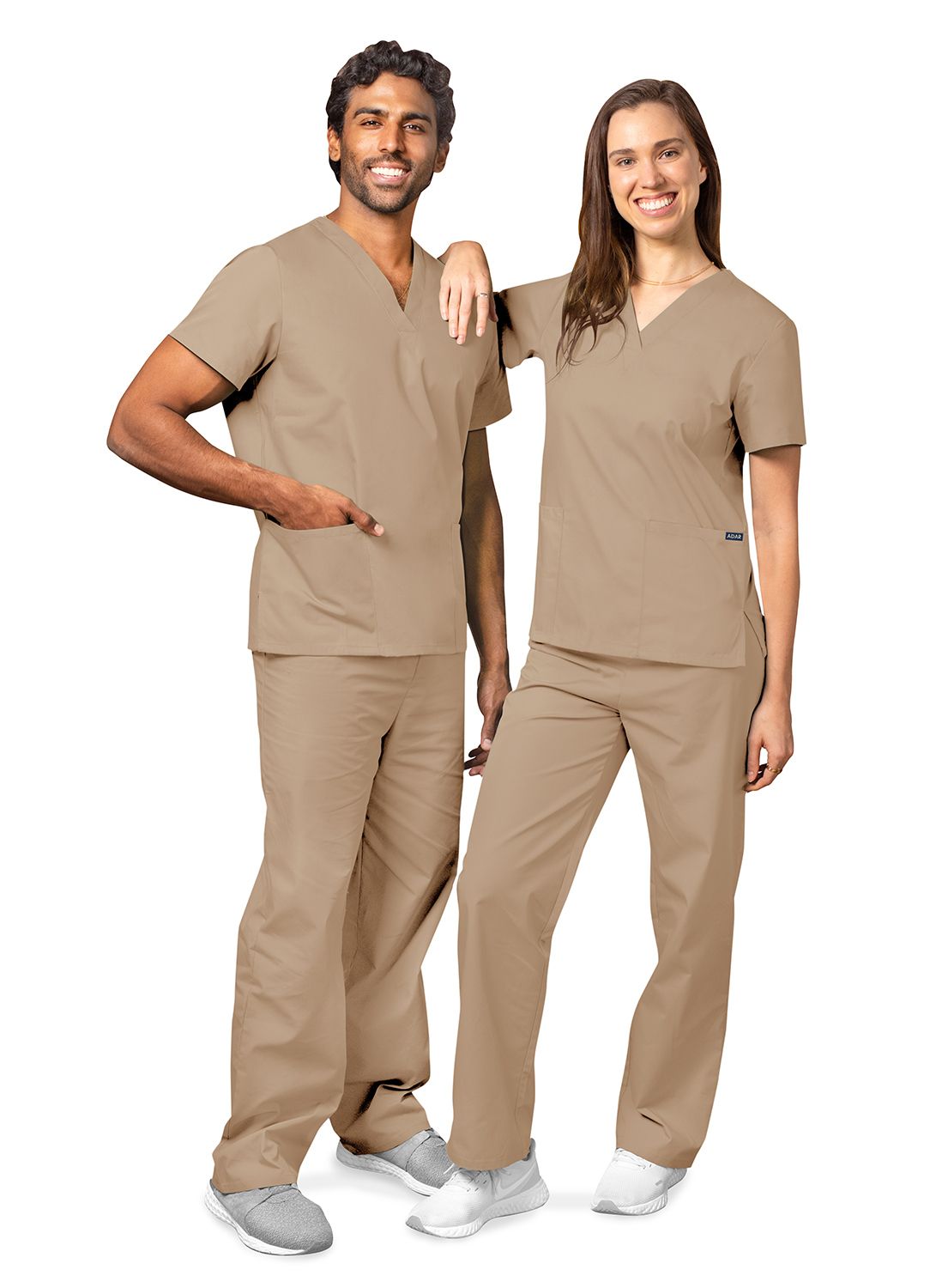 adar-unisex-drawstring-scrub-suit-khaki