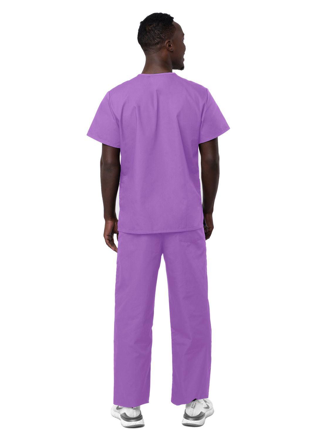 adar-unisex-drawstring-scrub-suit-lavender