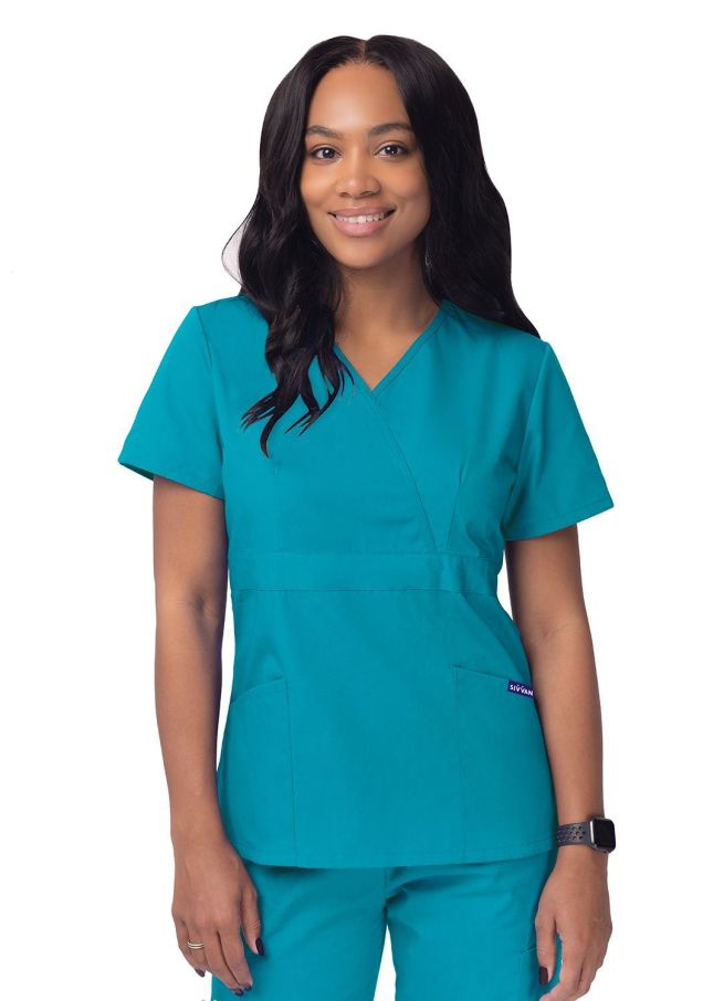 S8302- Women’s Mock Wrap Top