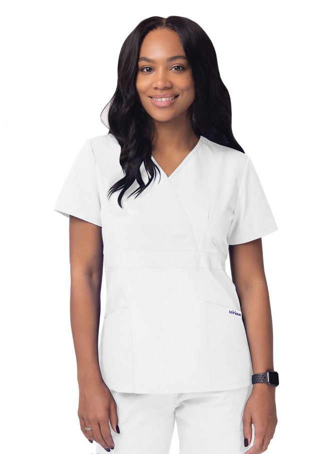 S8302- Women’s Mock Wrap Top
