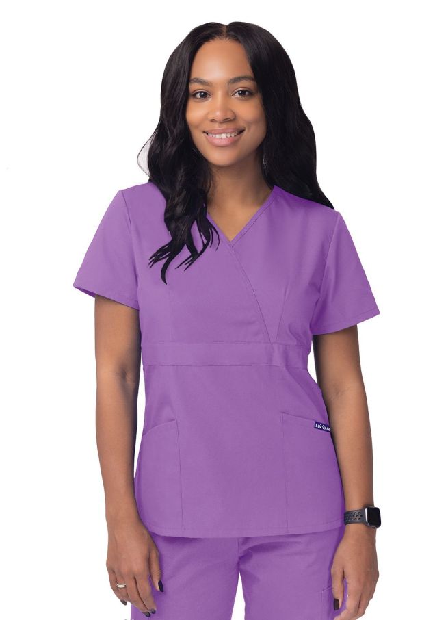 S8302- Women’s Mock Wrap Top
