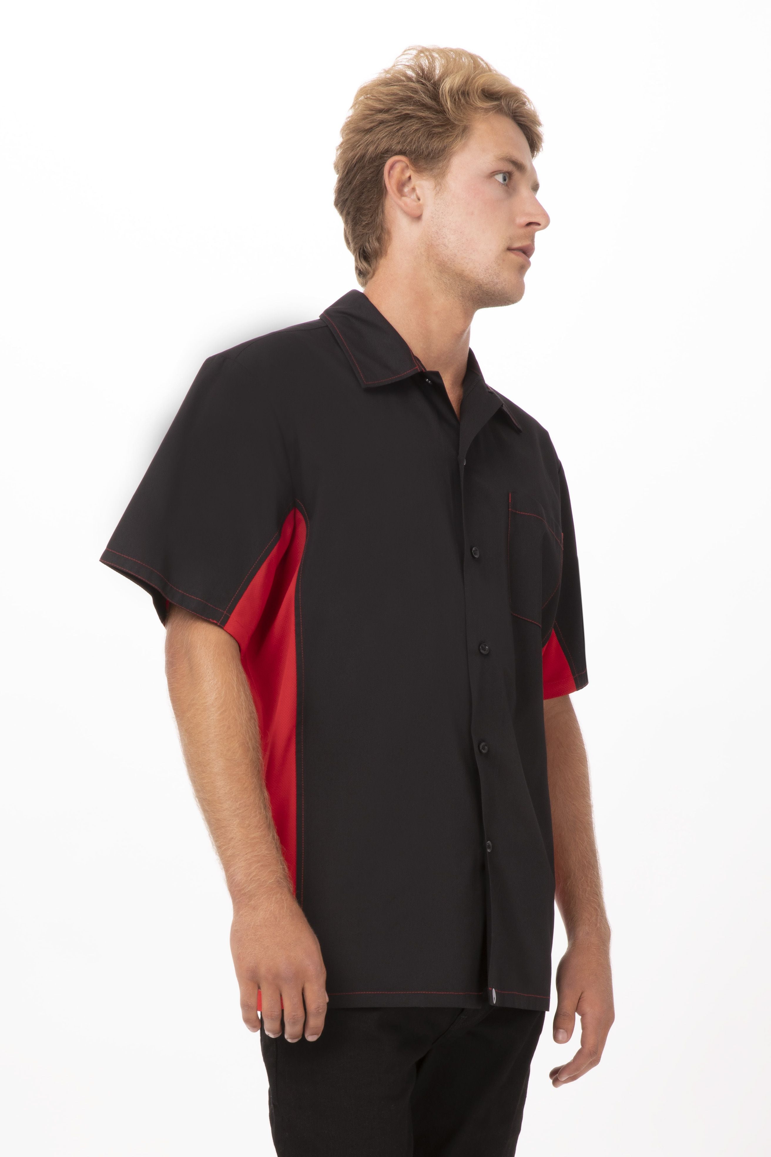 chef-works-universal-contrast-shirt-black-red-mesh