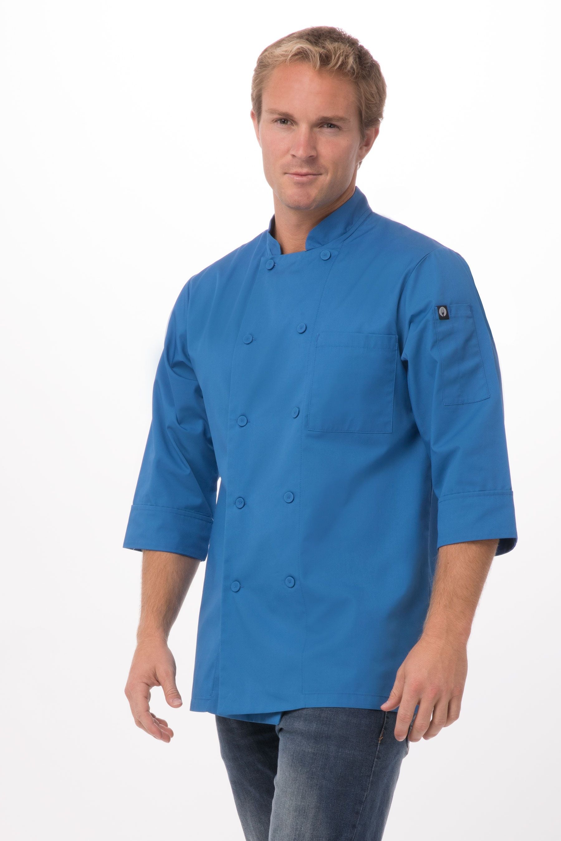 chef works-morocco-chef-coat-blue