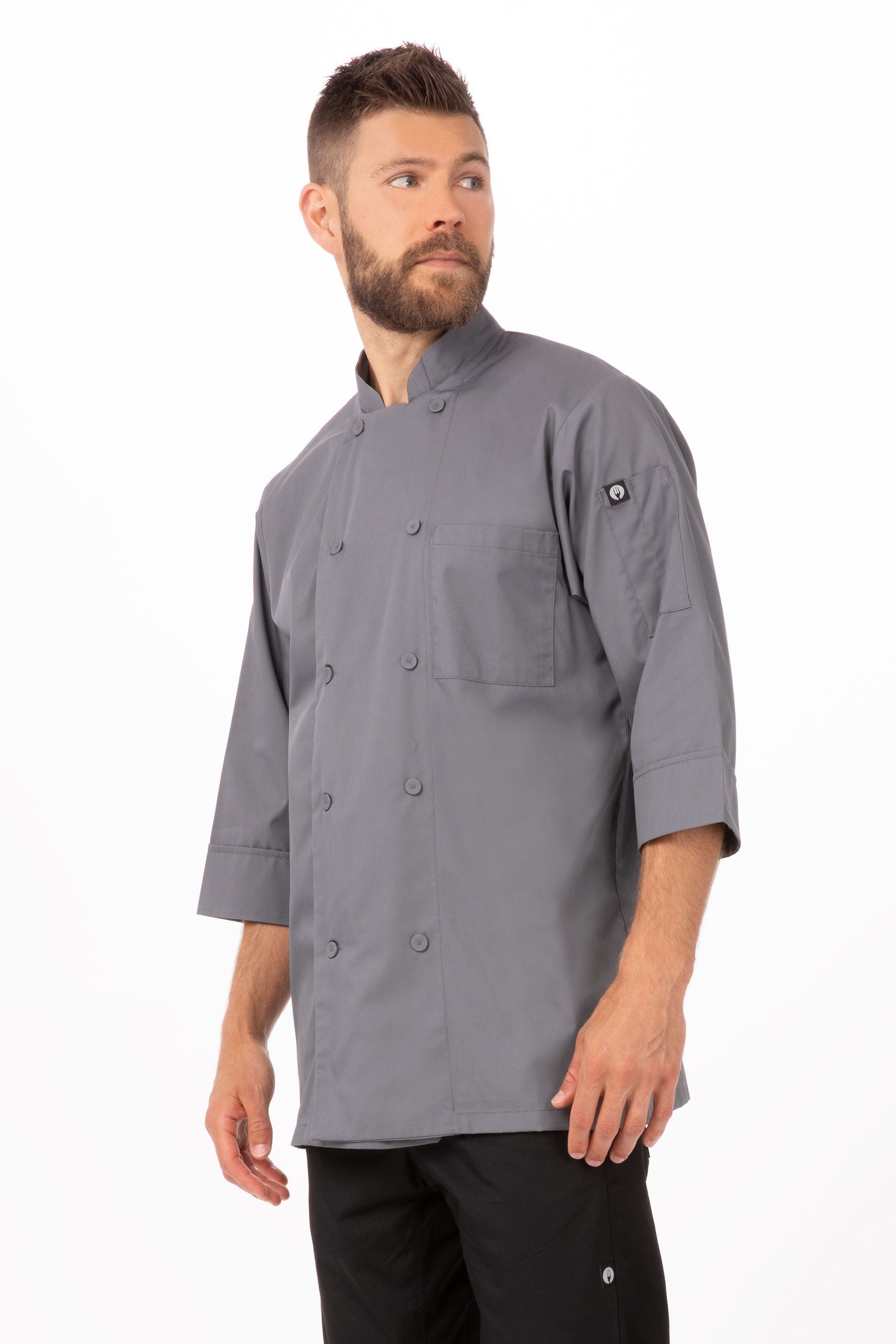chef works-morocco-chef-coat-gray