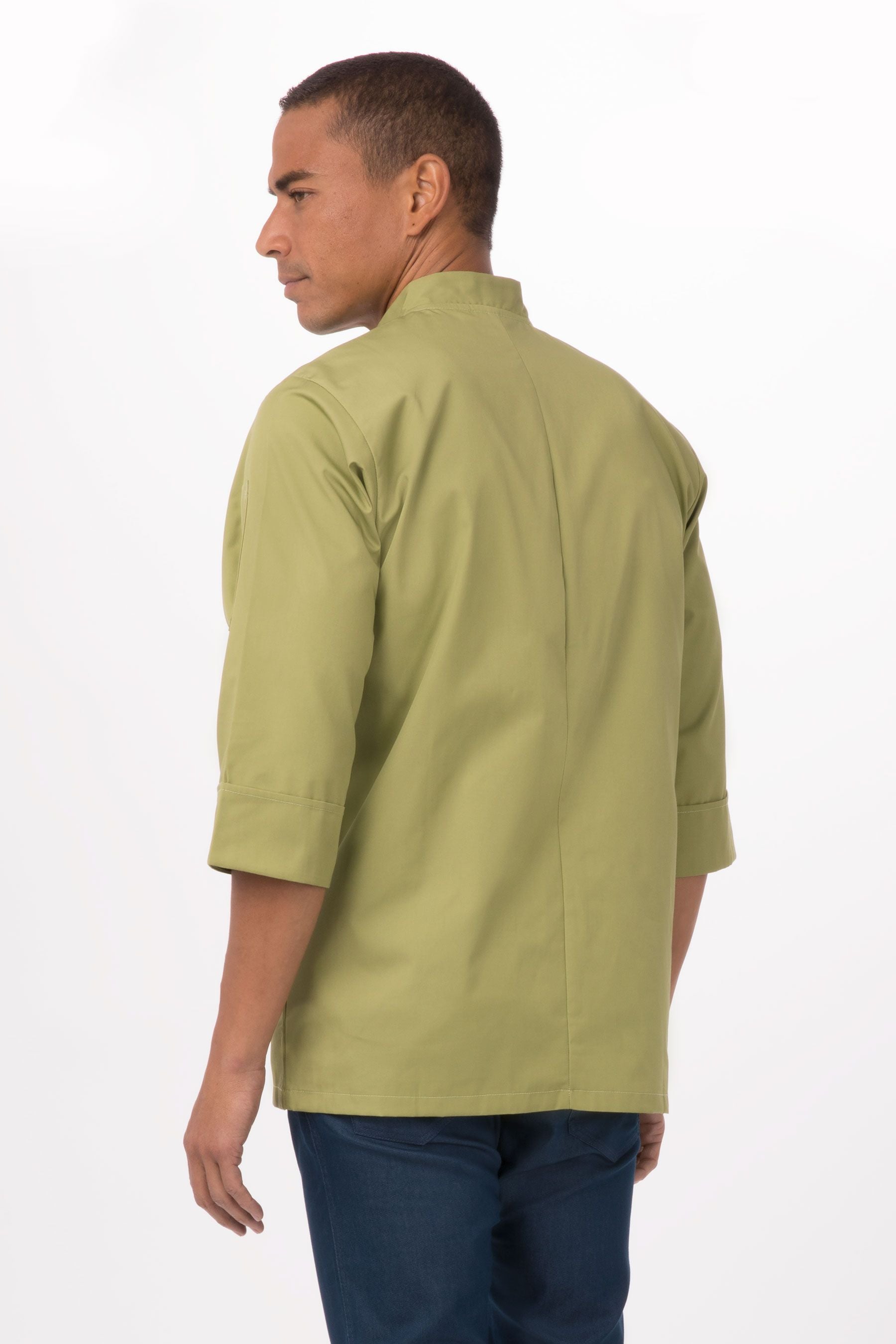 chef works-morocco-chef-coat-lime-green