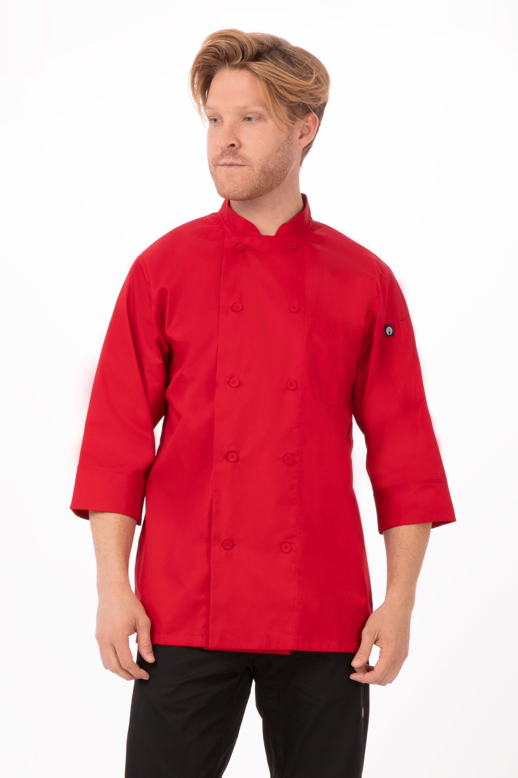 chef works-morocco-chef-coat-red